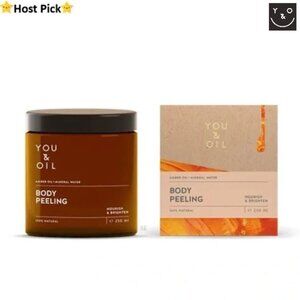 YOU & OIL Amber Oil + Mineral Water Body Peeling & Exfoliant 8.4 Oz - NWT